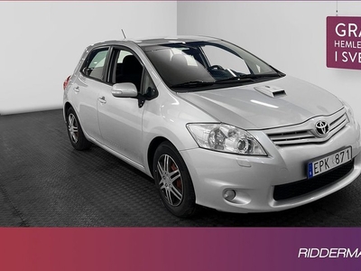 Toyota Auris1.4 D-4D 5-dörrar AC ISOFIX 0.45L mil 2011, Halvkombi