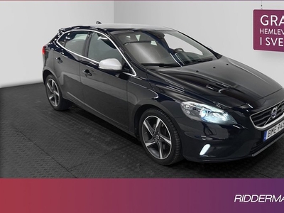 Volvo V40D3 R-Design VOC Pano Värm GPS Sensorer Skinn 2015, Kombi