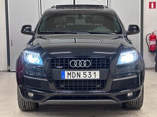 Audi Q7 3.0 TDI V6 QUATTRO S-LINE 7-SITS PANO LUFT DRAG BKAM