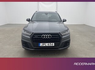 Audi Q7 TDI Q 272hk S-Line 7-Sit Värm Pano Luft BOSE Cockpit