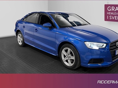 Audi A3Sedan 35 TFSI Proline Svart Optik 0,65l mil 2019, Halvkombi