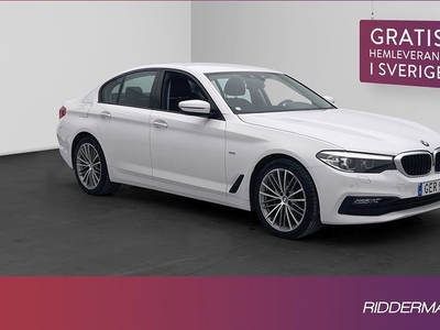 BMW 520d xDrive Sedan Sport line HiFi M-ratt Navi Skinn Drag 2017, Sedan