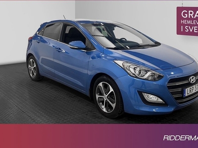 Hyundai i30GO Rattvärm Sensorer Farthållare Välservad 2017, Halvkombi