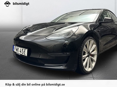 Tesla Model 3Performance AWD Facelift Pano 2021, Halvkombi