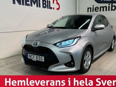 Toyota YarisHybrid CVT Bluetooth Kamera Kamkedja S V-hjul 2021, Halvkombi