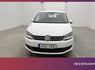 Volkswagen Sharan 2.0 TDI 140hk 7-Sits Farthållare Dragkrok