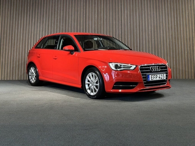 Audi A3 Sportback 1.6 TDI ultra I Bluetooth II farth I 0,31L/M I skatt 1