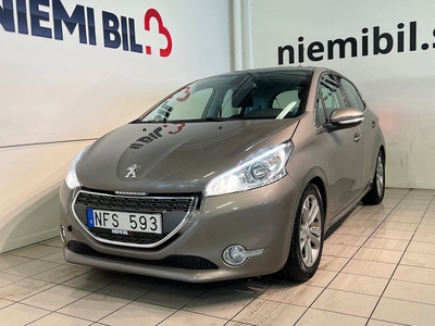 Peugeot 208 5-dörrar 1.6 Aut MoK Kamrem bytt Pano Navi SoV