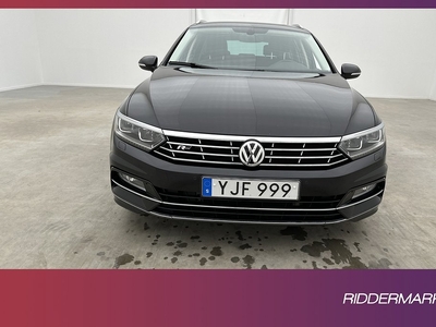 Volkswagen Passat TDI 190hk R-line Värmare Sensorer Skinn