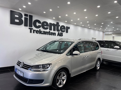 Volkswagen Sharan 2.0 TDI Euro 5 7-Sits Auto Dragkrok Skinn