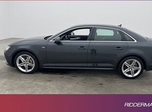 Audi A42.0 TDI Quattro S-Line Cockpit D-Värmare Navi 2018, Sedan