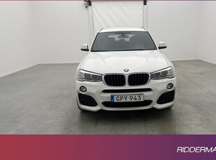 BMW X3xDrive20d M Sport H K Navi Sensorer Halvskinn 2017, SUV