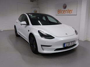 Tesla Model 3Long Range AWD V-Däck ingår Navi-Kamera-Pano-Skinn-Elbaklucka-BT 2021, Halvkombi