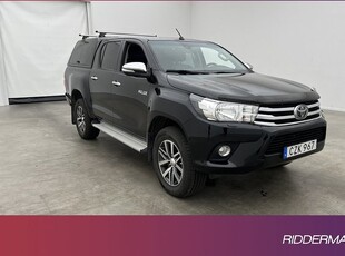 Toyota HiluxPremium 2.4 AWD Värmare Dragkrok Skinn Diff 2016, Pickup