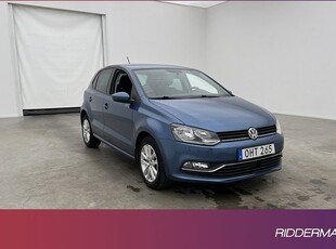 Volkswagen Polo1.2 TSI Sensorer Farthållare Lågskatt 2017, Halvkombi