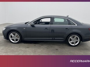 Audi A4 2.0 TDI Quattro S-Line Cockpit D-Värmare Navi