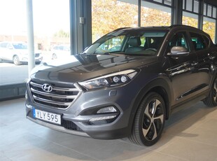 Hyundai Tucson 1.6 T-GDi 4WD DCT 177hk Automat Navigation Dragkrok Panorama Backkamera Läder