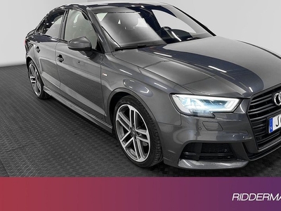 Audi A3Sedan 30 TFSI S-Line B&O Halvskinn Välserv 18