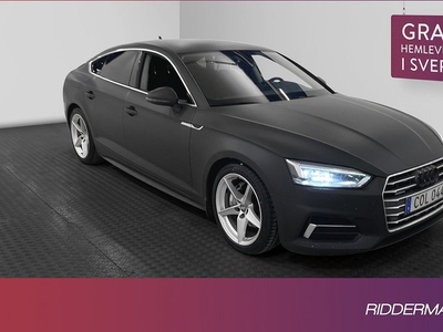 Audi A5Sportback TDI Q Proline Sensorer Drag Välserv 2017, Sportkupé