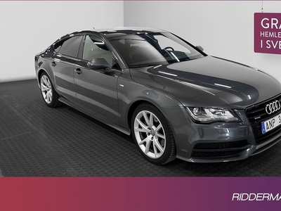 Audi A7Quattro Sportback TDI S-Line BOSE Värm Kamera 2014, Sportkupé