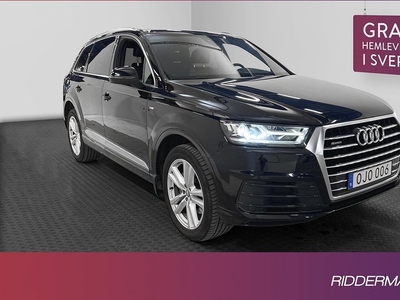 Audi Q7TDI Q S-Line 7-sits BOSE Cockpit Värm GPS Drag 2017, SUV