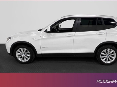 BMW X3xDrive 20d D-värm Drag M-ratt Kamera 2017, SUV