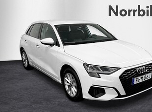 Audi A3Sportback 35 TFSI S-tronic, Carplay, Sportstolar 2022, Halvkombi