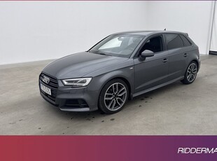 Audi A3Sportback 35 TFSI S-Line Matrix Adaptiv-fart 2019, Halvkombi