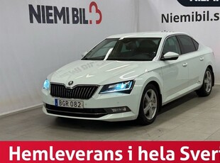 Skoda Superb2.0 4x4 L&K Dvärm MoK-värm Drag Kamera CANTON 2016, Halvkombi