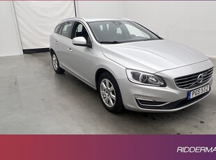 Volvo V60D4 Summum Skinn Elstol D-Värmare Navi VOC Drag 2017, Kombi