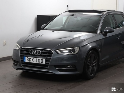 Audi A31.8 TFSI Q PANO B&O Läder Keyless 2015, Halvkombi