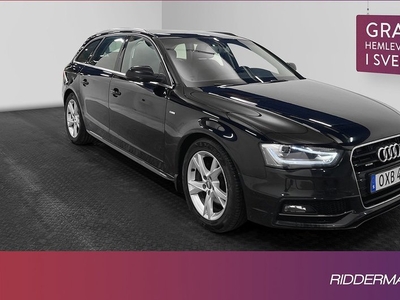 Audi A4Avant Q S-Line Navi Sensorer Halvskinn Drag 2015, Kombi