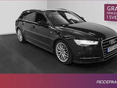 Audi A6TDI S-Line Sensorer Halvskinn Välservad 2018, Kombi