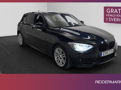 BMW 118 d 143hk M Sport HiFi Sensorer Rattvärme 0.38L/Mil