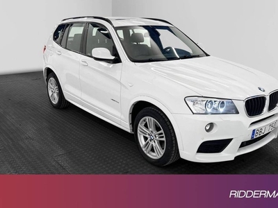 BMW X3xDrive20d M Sport Pano Värmare Skinn Drag Välservad 2012, SUV