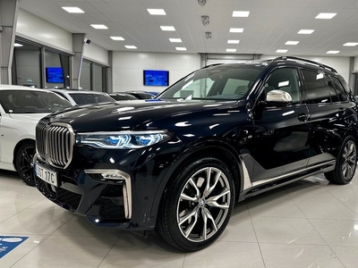 BMW X7M50d Executive Massage HUD Värm Drag Pano Laser 3D 7Sits 2019, SUV