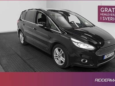 Ford S-Max2.0 AWD 7-Sits Värmare Kamera Skinn CarPlay 2019, Kombi