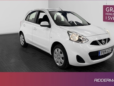 Nissan Micra1.2 CVT Automat Låg Skatt Välserv 0,5l mil 2016, Halvkombi