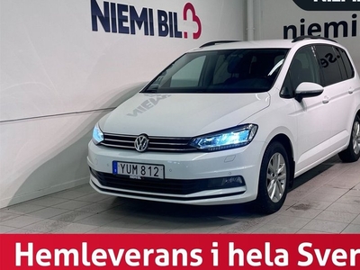 Volkswagen Touran1.5 TSI Plus 7-sits Drag Kamera Nybes SoV 2019, SUV