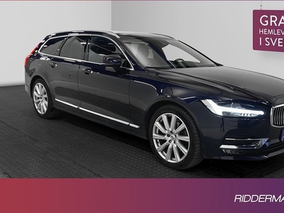 Volvo V90D5 AWD Inscription B&W Skinn Carplay Drag 2017, Kombi