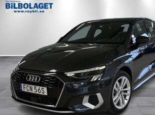 Audi A3Sportback 35 TFSI S Tronic Proline Advanced MVÄRMARE 2024, Halvkombi