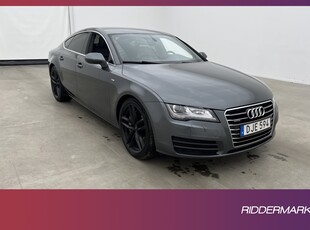 Audi A7 Sportback 3.0 TDI V6 Q 313hk S-Line BOSE Skinn Navi