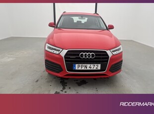 Audi Q3 2.0 TDI Quattro 184hk S-Line Navi B-Kamera Elstol