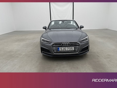 Audi A5 Quattro Cabriolet 2.0 TFSI 252hk S-Line Halvskinn