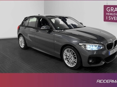 BMW 118i M Sport Skinn Sensorer Välservad 0,52L Mil 2019, Halvkombi