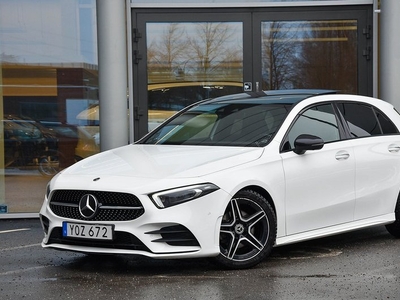 Mercedes A180Benz A 180 d AMG Burm Widescreen Pano Ambient 18 2018, Halvkombi