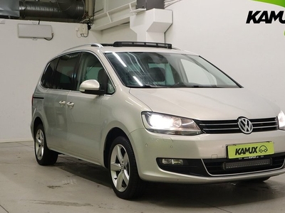 Volkswagen Sharan2.0 Premium 7-sits Pano Kamera Drag Värm 2014, Minibuss