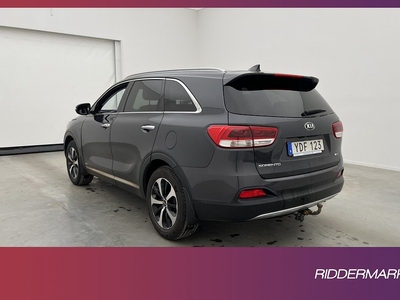 Kia Sorento 2.2 CRDi 200hk AWD 7-Sits Kamera Navi Drag Skinn