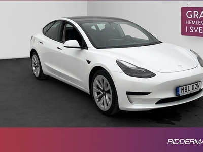 Tesla Model 3Standard Range Plus Autopilot Svensksåld 2021, Halvkombi