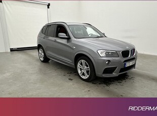 BMW X3xDrive20d M-Sport HiFi Pano Skinn Sensorer 2012, SUV